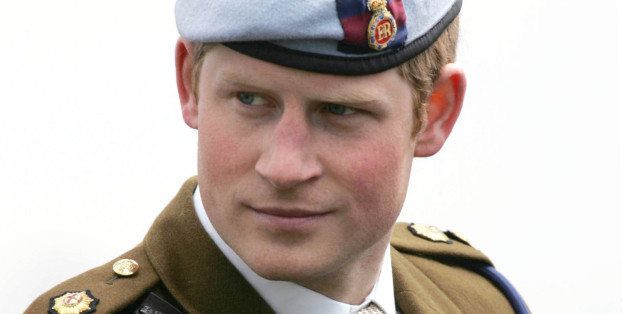 Photo by: KGC-107/STAR MAX/IPx 2010 5/7/10 Prince Harry - or Captain Harry Wales, as he is known in the British Army - at a presentation of "Flying Badges". (Stockbridge, England)