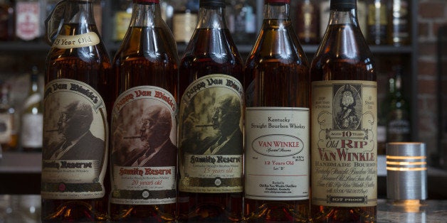 WASHINGTON, DC- OCTOBER 08:
Photos for a story about the popularity of Pappy Van Winkle Bourbon, it's very expensive and quite hard to find photographed at Jack Rose Dining Saloon in Washington, D.C. on October 08, 2014.
(Photo by Marvin Joseph/The Washington Post via Getty Images)