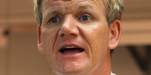 CAPE TOWN, SOUTH AFRICA - APRIL 02: Celebrity Chef Gordon Ramsay looks on as he prepares the food for the opening party in his maze Restaurant at the new One&Only Cape Town resort on April 2, 2009 in Cape Town, South Africa. Today is the Grand Opening of Sol Kerzner's first hotel in his home country since 1992. The 130 room property is One&Only's first Urban resort and sits in the fashionable Waterfront district. Celebrities from all over the world including Mariah Carey, Clint Eastwood, Matt Damon, Morgan Freeman, Thandie Newton, Marisa Tomei will attend the event. Gordon Ramsay will be launching his first restaurant in Africa at the resort, Maze and Robert De Niro will be opening Nobu. Nelson Mandela will be attending an intimate luncheon at Maze on Friday to celebrate his long-standing relationship with Mr. Kerzner. (Photo by Chris Jackson/Getty Images)