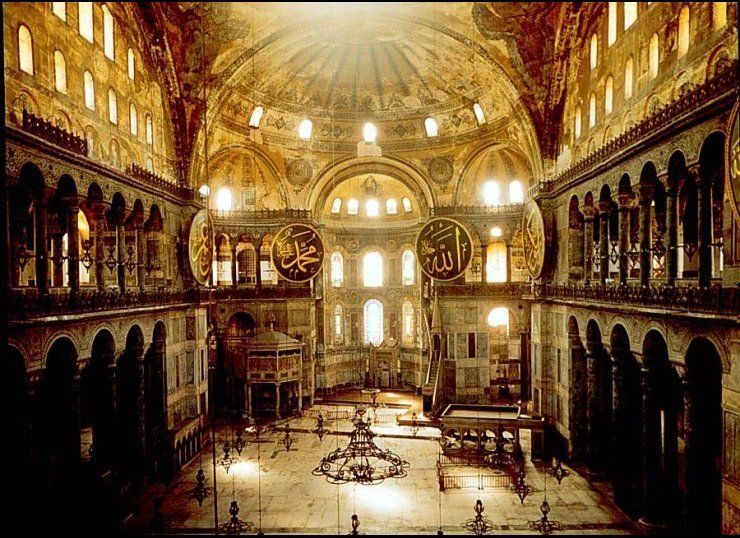 Hagia Sophia, 360 CE (Christian); 1453 (Muslim)