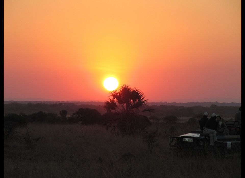 Sunset on Phinda Game Reserve