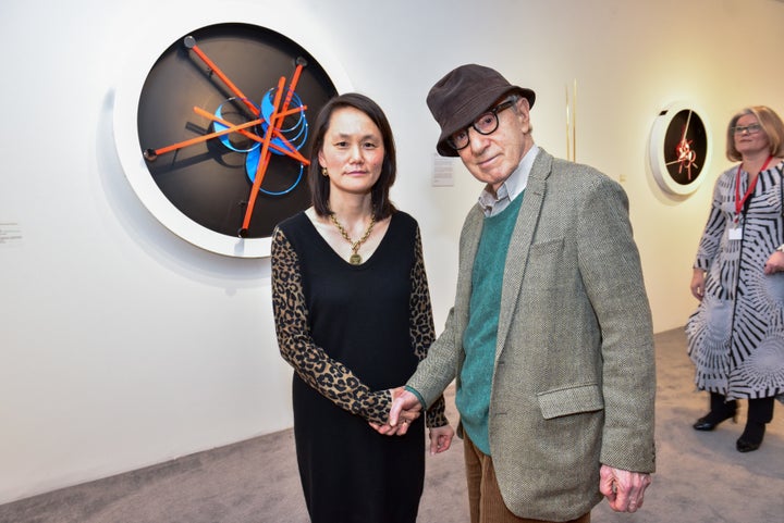 Soon-Yi Previn, seen here with filmmaker Woody Allen in February, spoke about her controversial romance with Allen in a sweeping New York magazine profile on Sunday.