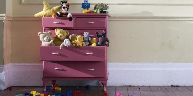 Toys in a dresser