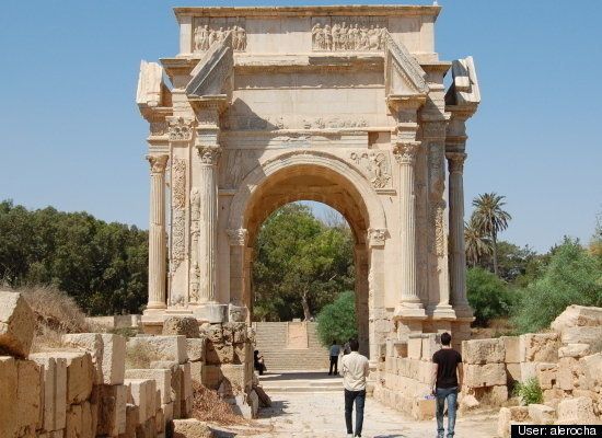 Septmus Severus Arch, in Libya