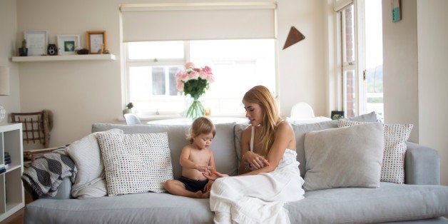 Real, At Home, Mother, Baby, Embracing, Australian House, Love, Cuddles, Real House, Young mum, Single mum, Home Life, Single Parent, Backlit, Flare, Glow, Window