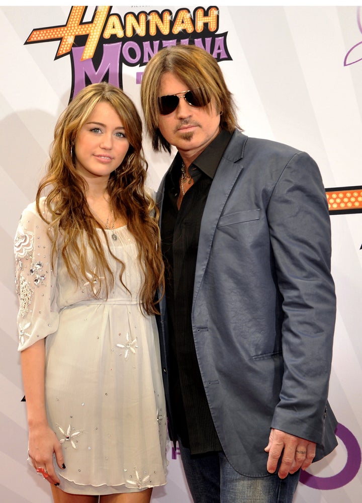 Billy Ray Cyrus met current partner on set of Hannah Montana