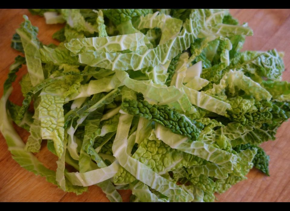 Savoy cabbage is one of the more beautiful leafy vegetables