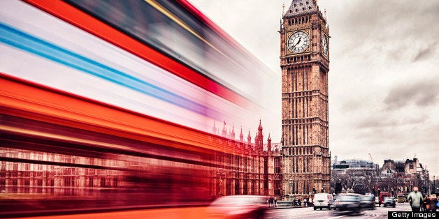 London Big Ben and traffic on Westminster Bridge. http://santoriniphoto.com/Template-london.jpg