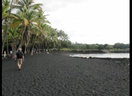 Black Sand Beach at Punaluu