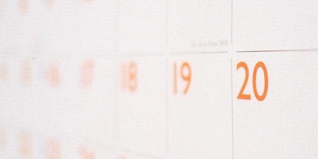 A calender showing a single month