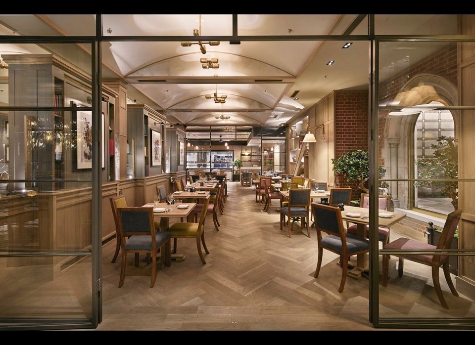 One of the dining rooms at Percy & Founders