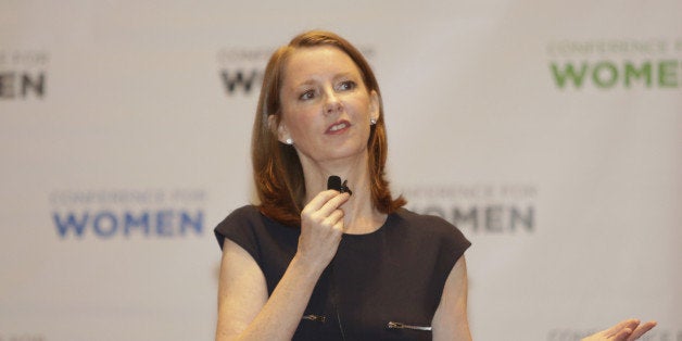 PHILADELPHIA, PA - NOVEMBER 19: Author Gretchen Rubin speaks during 'Better Than Before: Mastering Our Habits' session at Pennsylvania Conference For Women at Pennsylvania Convention Center on November 19, 2015 in Philadelphia, Pennsylvania. (Photo by Marla Aufmuth/Getty Images for Pennsylvania Conference for Women)