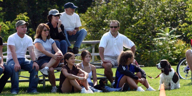 family watching the big gamesee others of this family