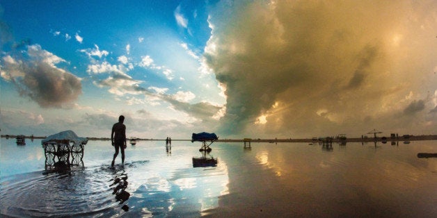 Marina beach, India.