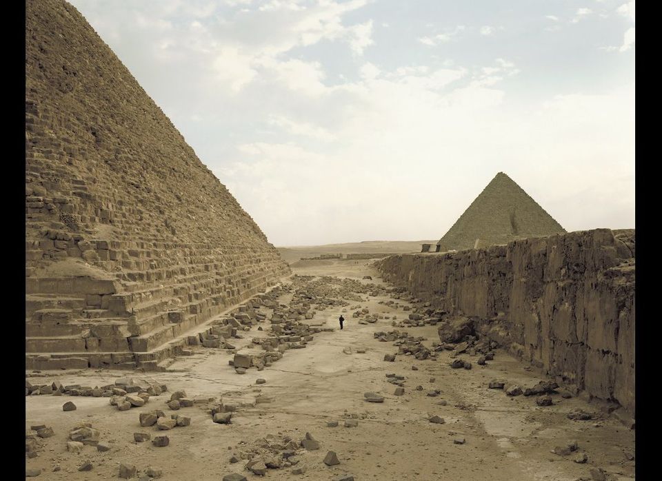 White Man Contemplating Pyramids, 1989