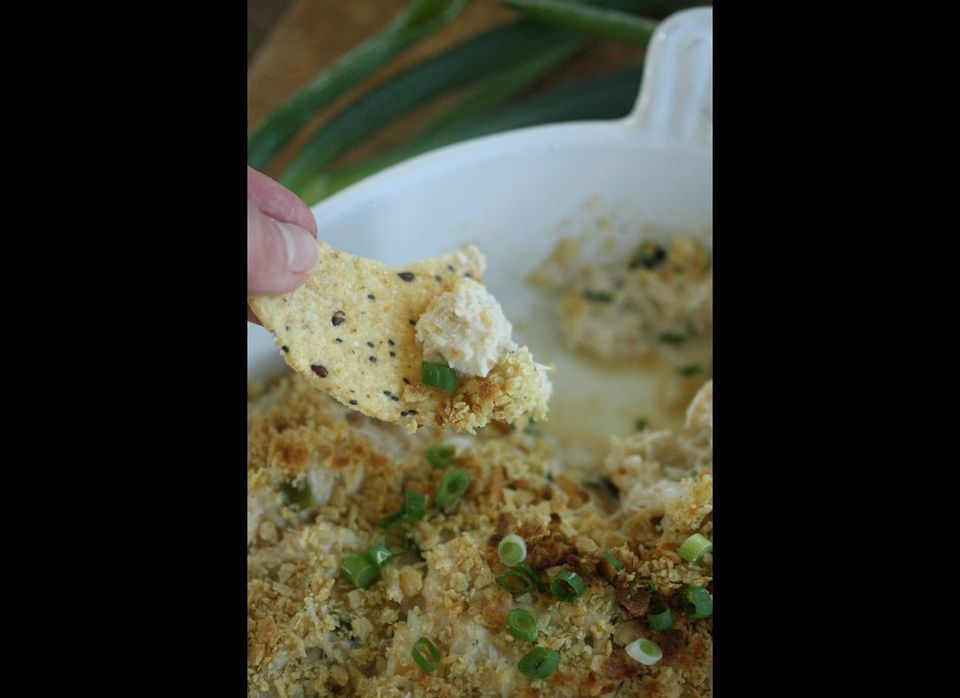 Hot Crab Dip with Jalapenos and Scallions