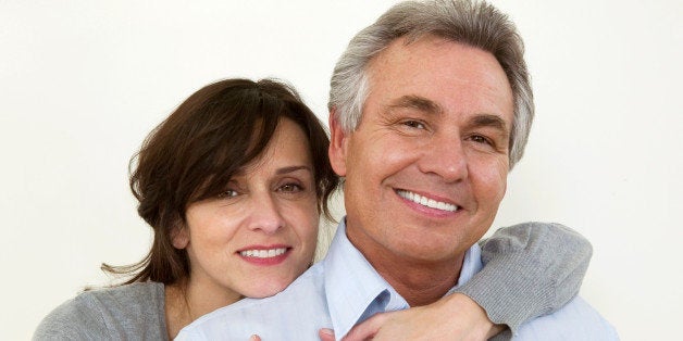 Portrait of a happy baby boomer couple 