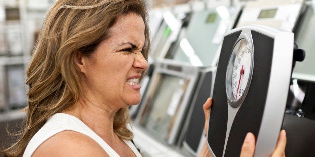 I hate bathroom scales