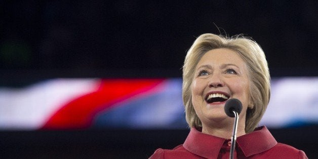 US Democratic presidential hopeful former Secretary of State Hillary Clinton speaks during the American Israel Public Affairs Committee (AIPAC) 2016 Policy Conference at the Verizon Center in Washington, DC, March 21, 2016. / AFP / SAUL LOEB (Photo credit should read SAUL LOEB/AFP/Getty Images)