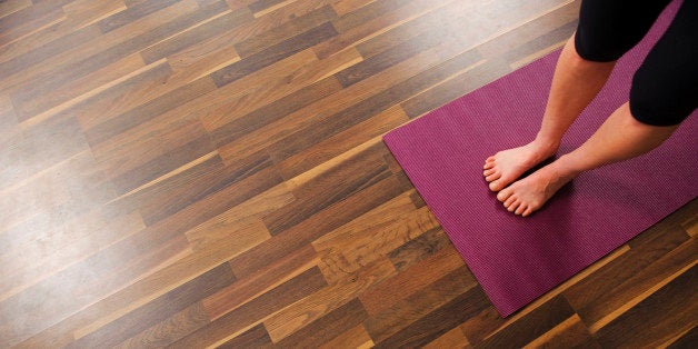 Woman doing yoga