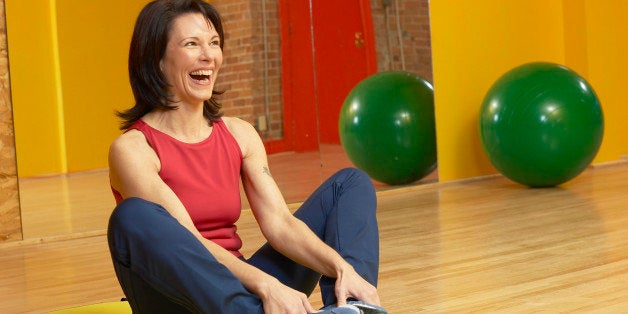 Woman exercising