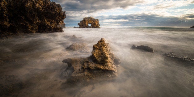 Back beach at Mornington Peninsula, Melbourne, Australia.