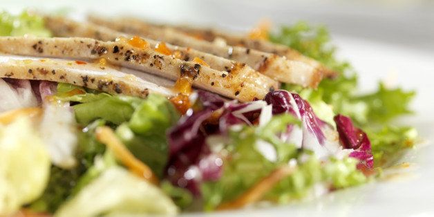 Grilled Chicken Salad with Italian Dressing