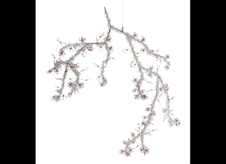 Blossom Chandelier on White, Designed by Studio Tord Boontje for Swarovski