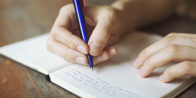 hands of student in the school