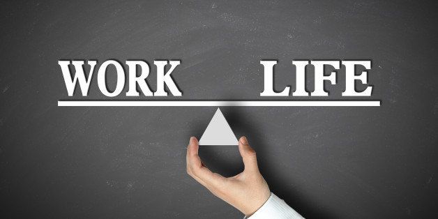 work life balance concept with...