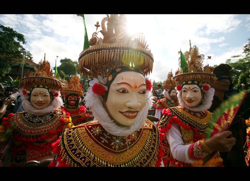 Traditional Balinese masks