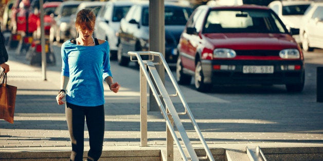 Young jogger running