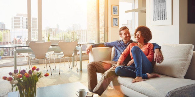 40's Couple In Apartment