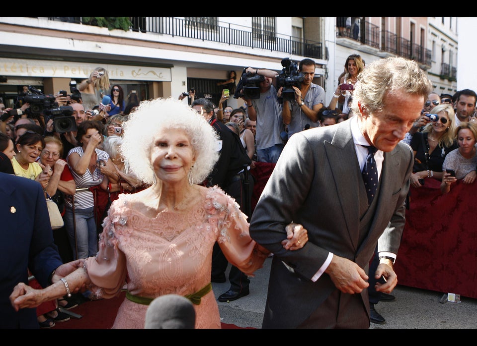 Spain's Duchess of Alba & Alfonso Diez