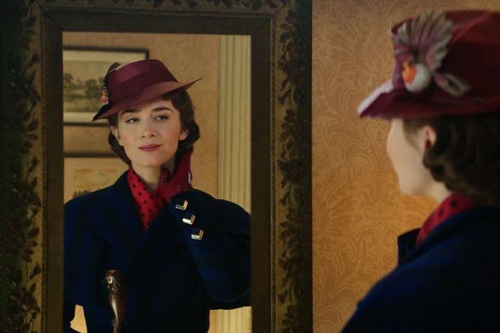 Emily Blunt as Mary Poppins. 