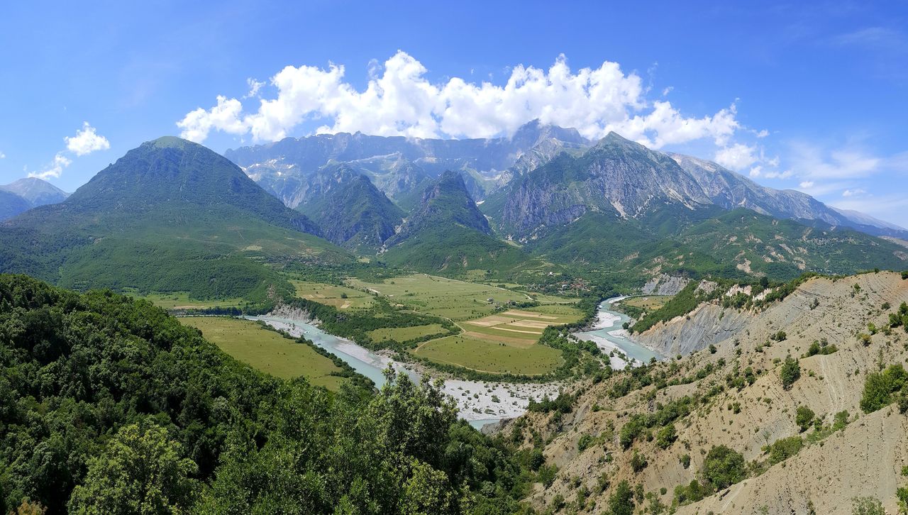 The Vjosa River in south Albania, near the Greek border, is one of Europe’s last living wild rivers.