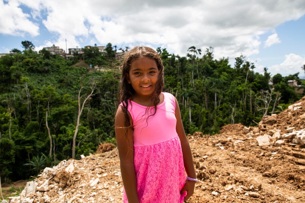 Yermiletsy Quiñonez Rosado, 10, had to leave Abelardo Díaz Alfaro elementary school after Puerto Rico's De