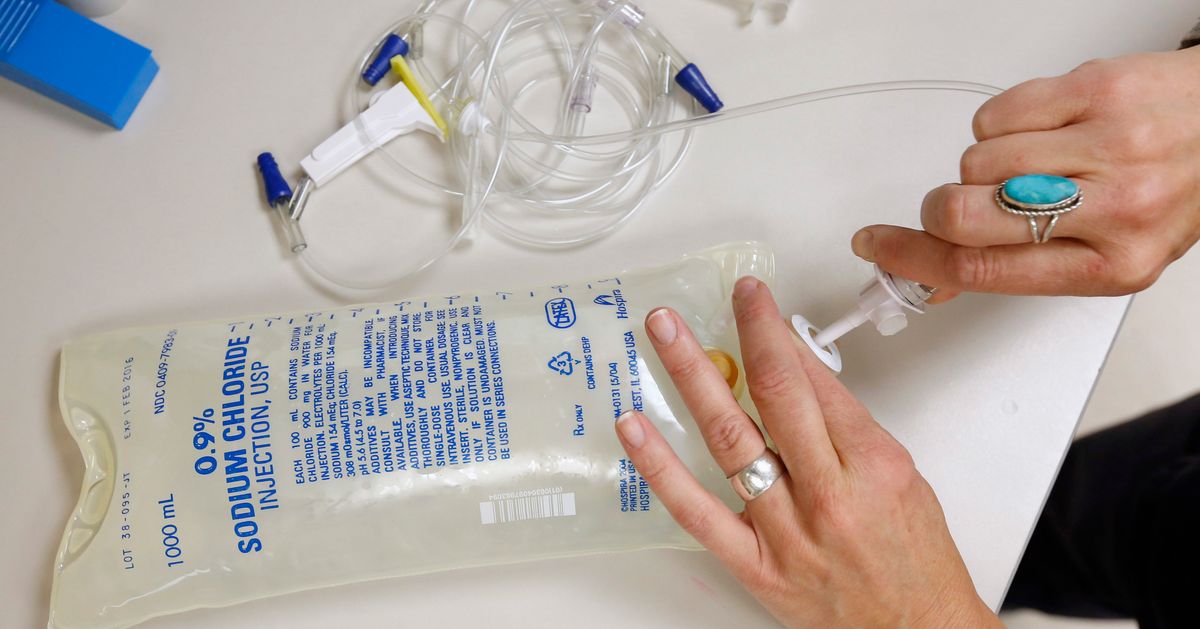 IV bag shortage has hospitals scrambling to treat flu