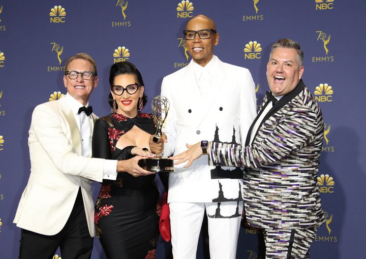 Michelle and her 'Drag Race' co-stars at the Emmys