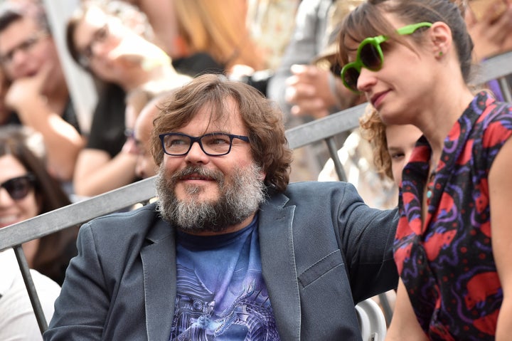 Jack Black and his wife Tanya Haden.