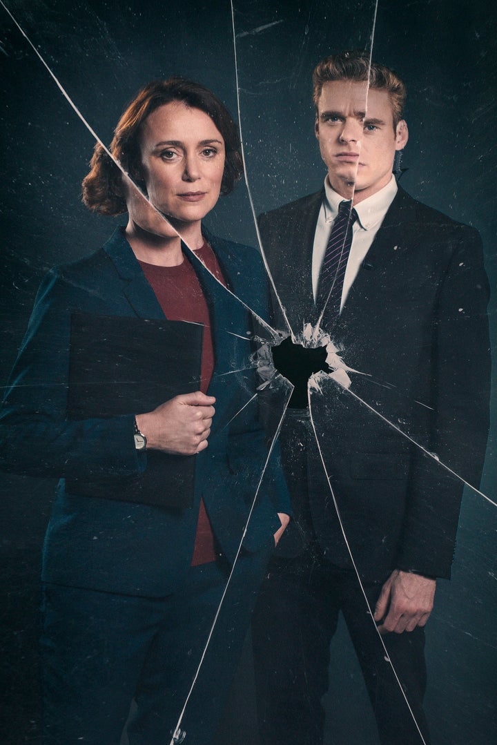 Keeley Hawes and Richard Madden in 'Bodyguard'