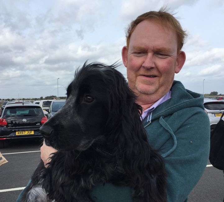 John with his dog Parker