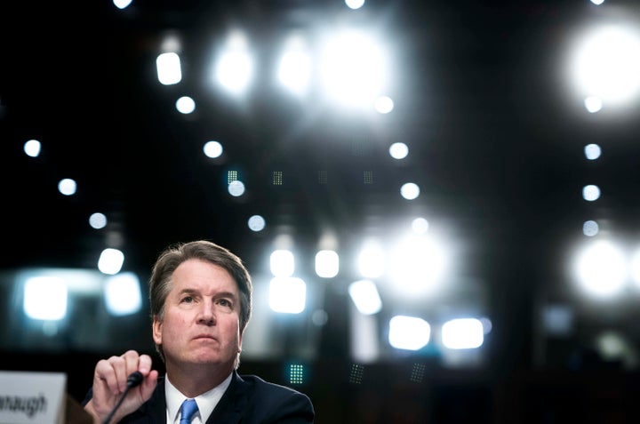 Supreme Court nominee Brett Kavanaugh during his confirmation hearing in the Senate Judiciary Committee on Capitol Hill in Washington, DC on Thursday September 6, 2018.