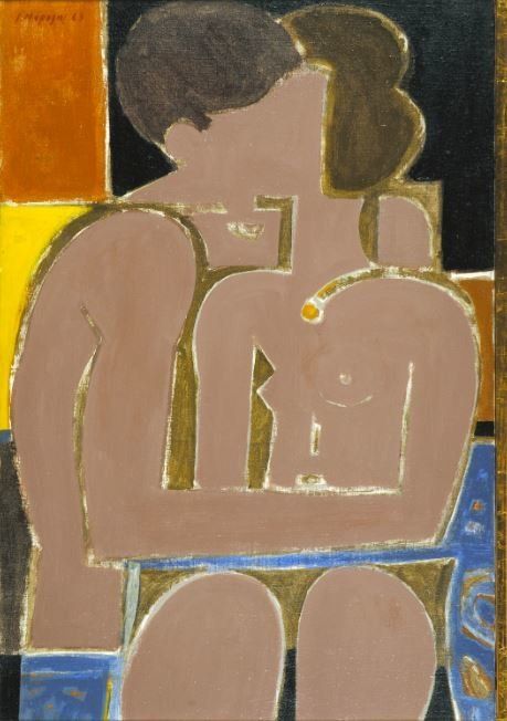 Ζευγάρι, 1963. Δωρεά Γιάννη Μόραλη Μουσείο Μπενάκη