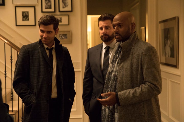 David Giuntoli, James Roday and Romany Malco star in ABC's new drama "A Million Little Things."