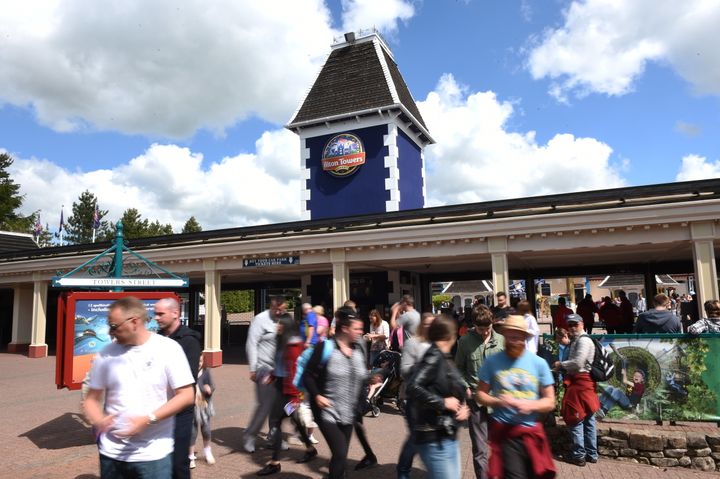 Four people were seriously injured in a rollercoaster crash at Alton Towers in Staffordshire in June 2015 (file picture) 