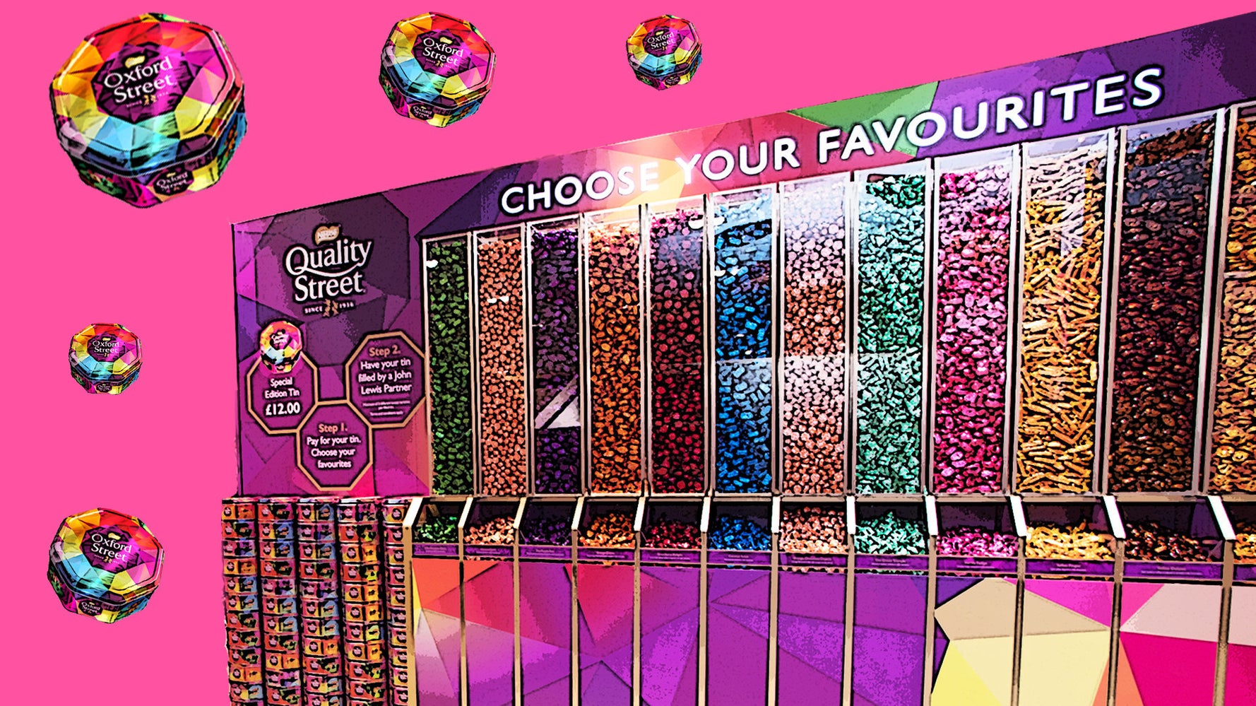 John Lewis Launches Build Your Own Personalised Quality Street