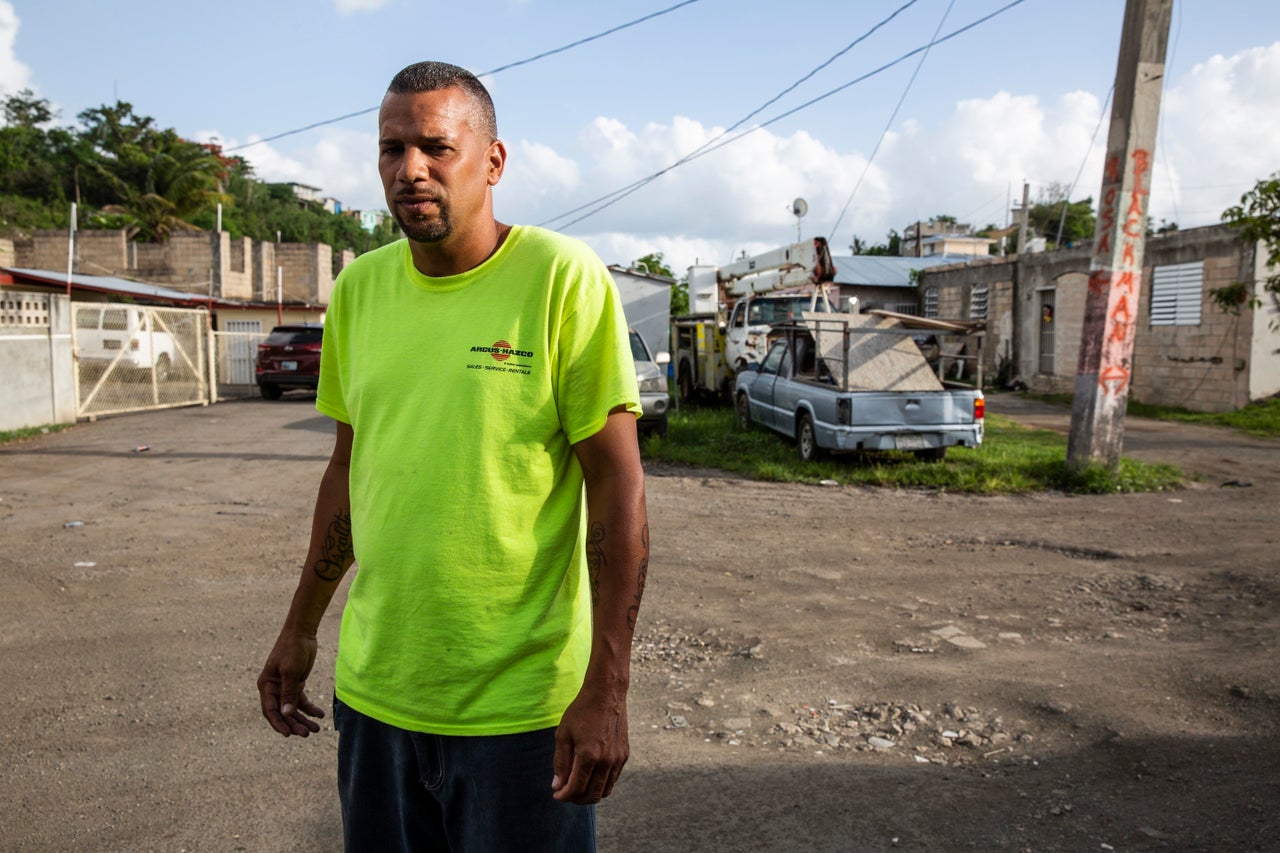 Villa Hugo 1 community leader Oscar Carrion and a small group of other residents restored power to three communities in the spring.