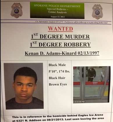 Kenan D. Adams-Kinard Wanted For Murder