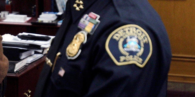 In a Jan. 19, 2012 photo, Detroit Police Chief Ralph Godbee and author George Kelling, are interviewed in Detroit. Kelling a